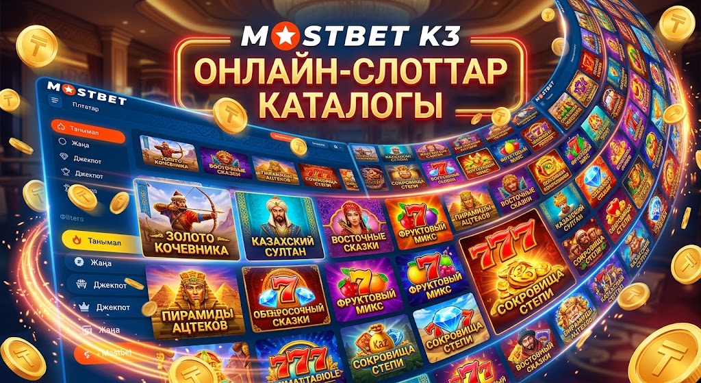 Mostbet КЗ онлайн-слоттар каталогы