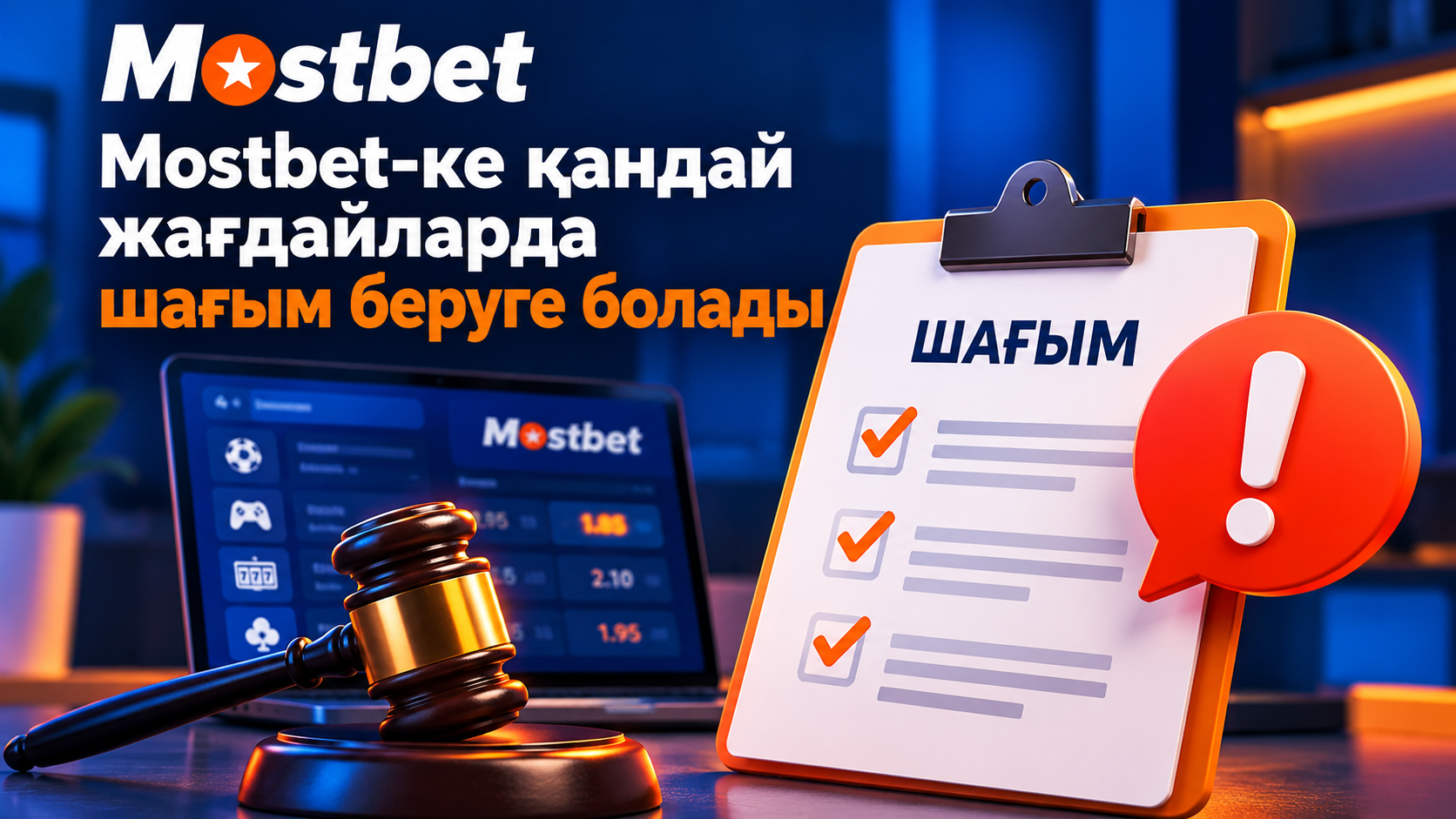 Mostbet-ке шағым түсіру негіздері