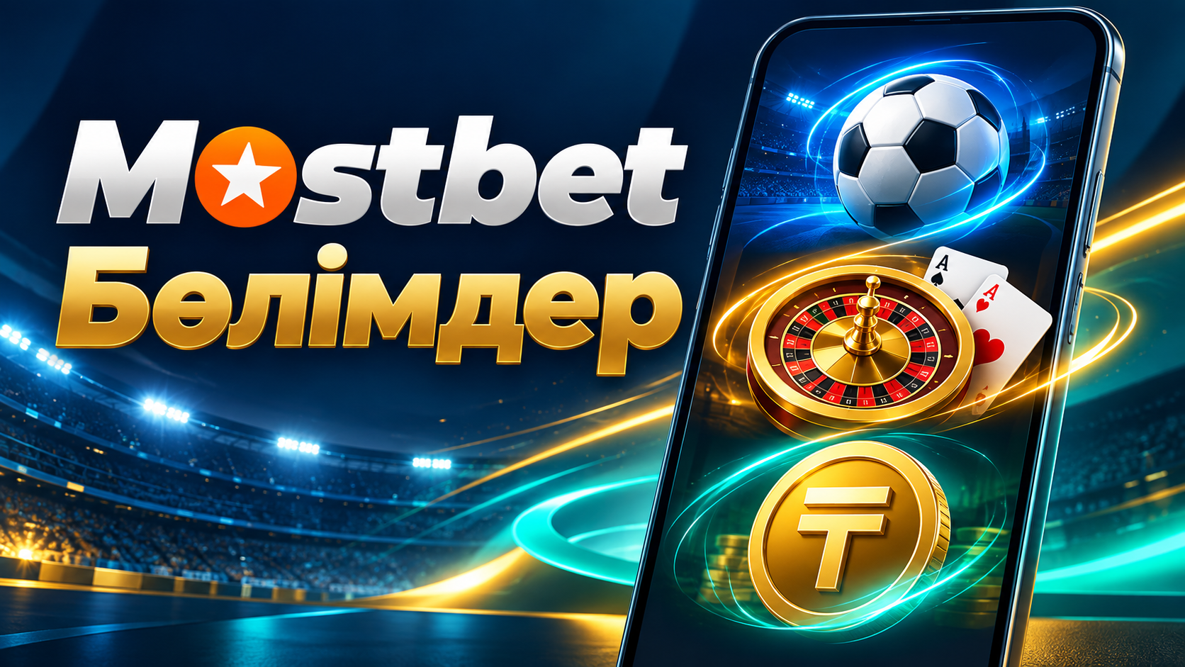 Mostbet iOS қолданбасының бөлімдері