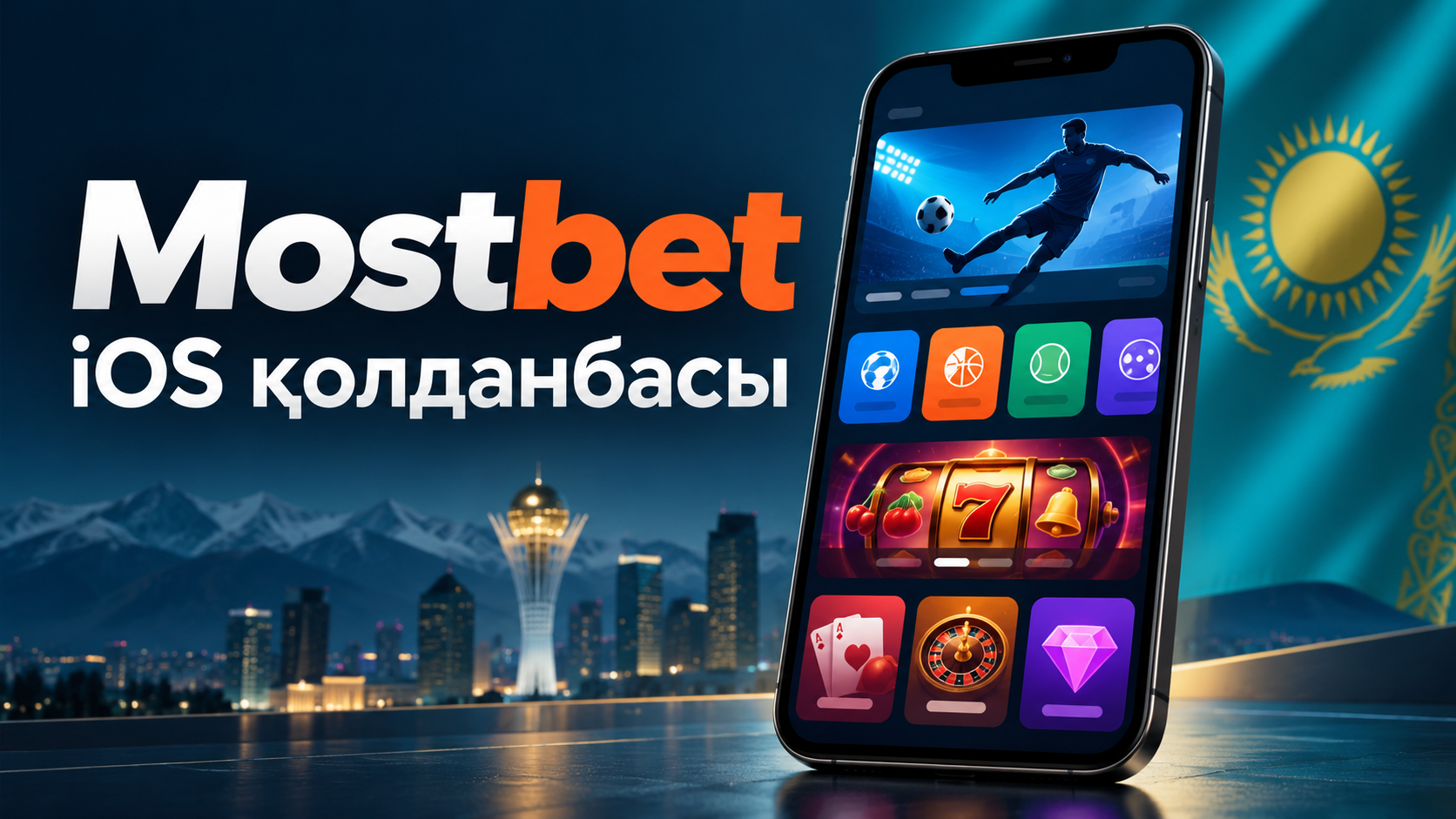 iOS-қа арналған Mostbet Kazakhstan қосымшасы