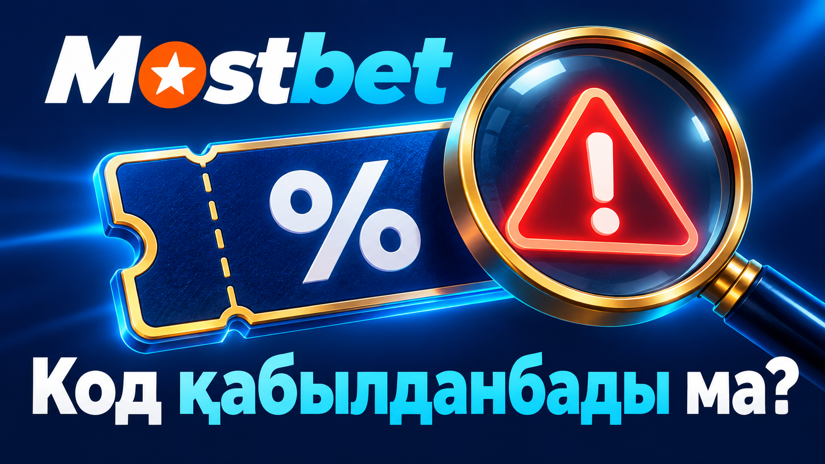 Mostbet промокоды қабылданбаса