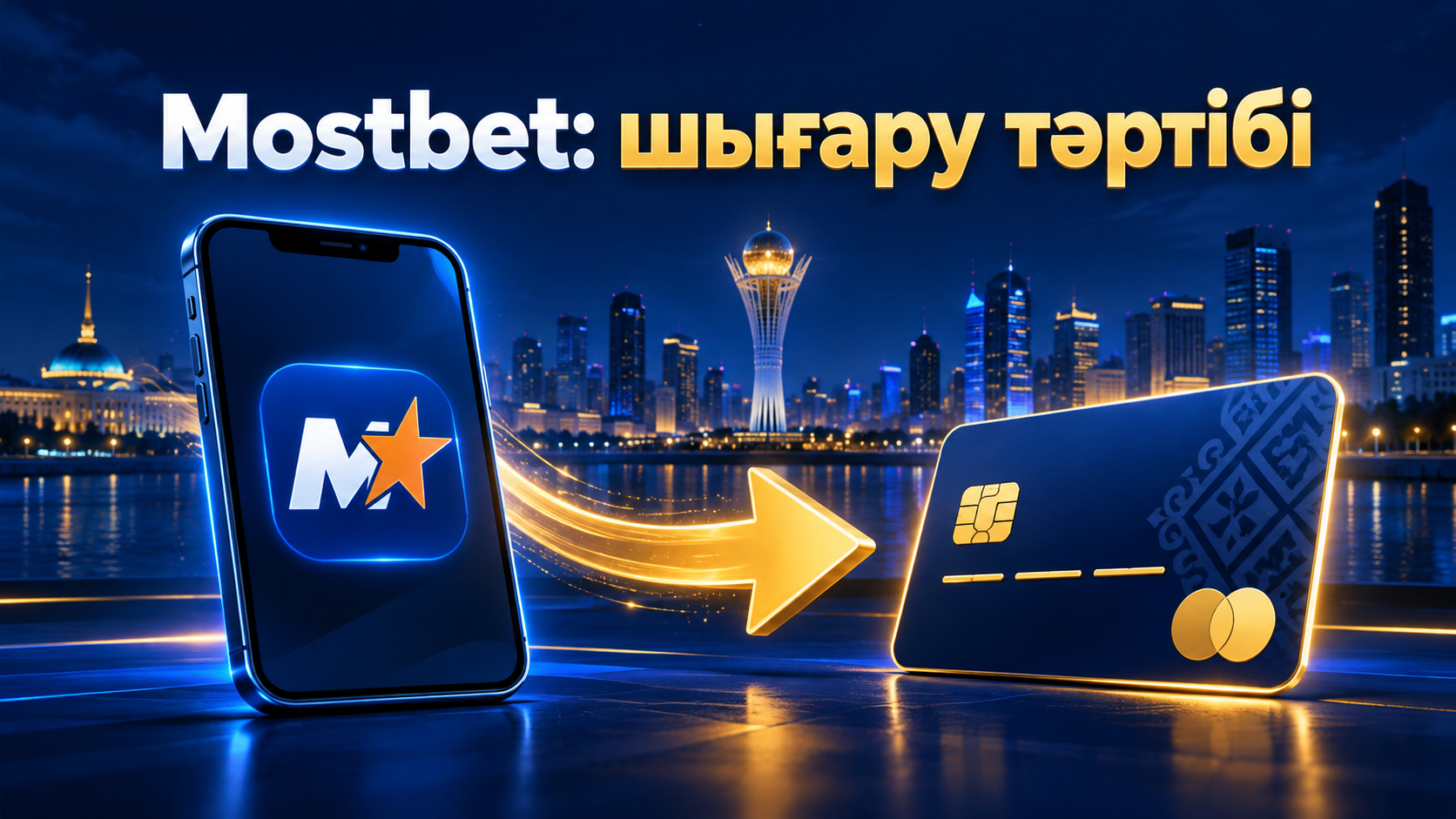 Mostbet шотынан ақша шығару қадамдары